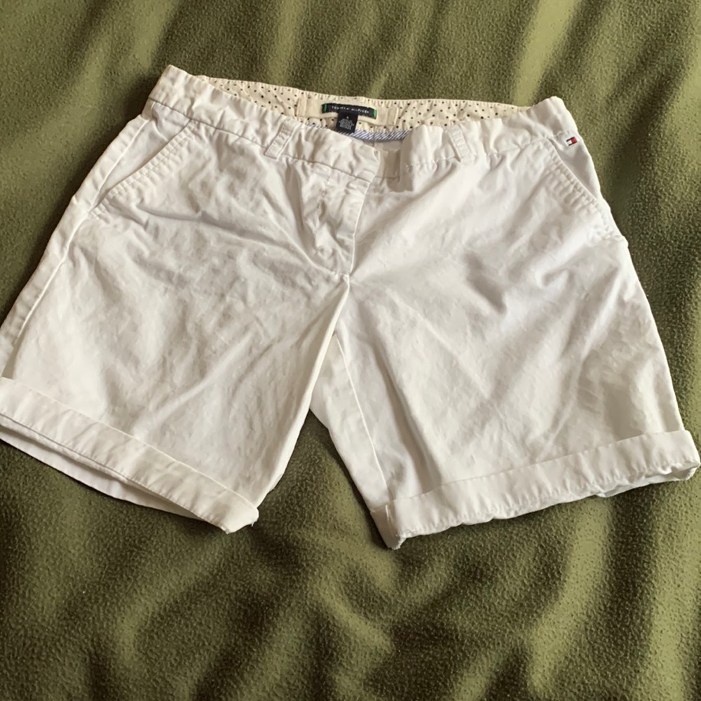 Tommy Hilfiger white shorts.  Size 6